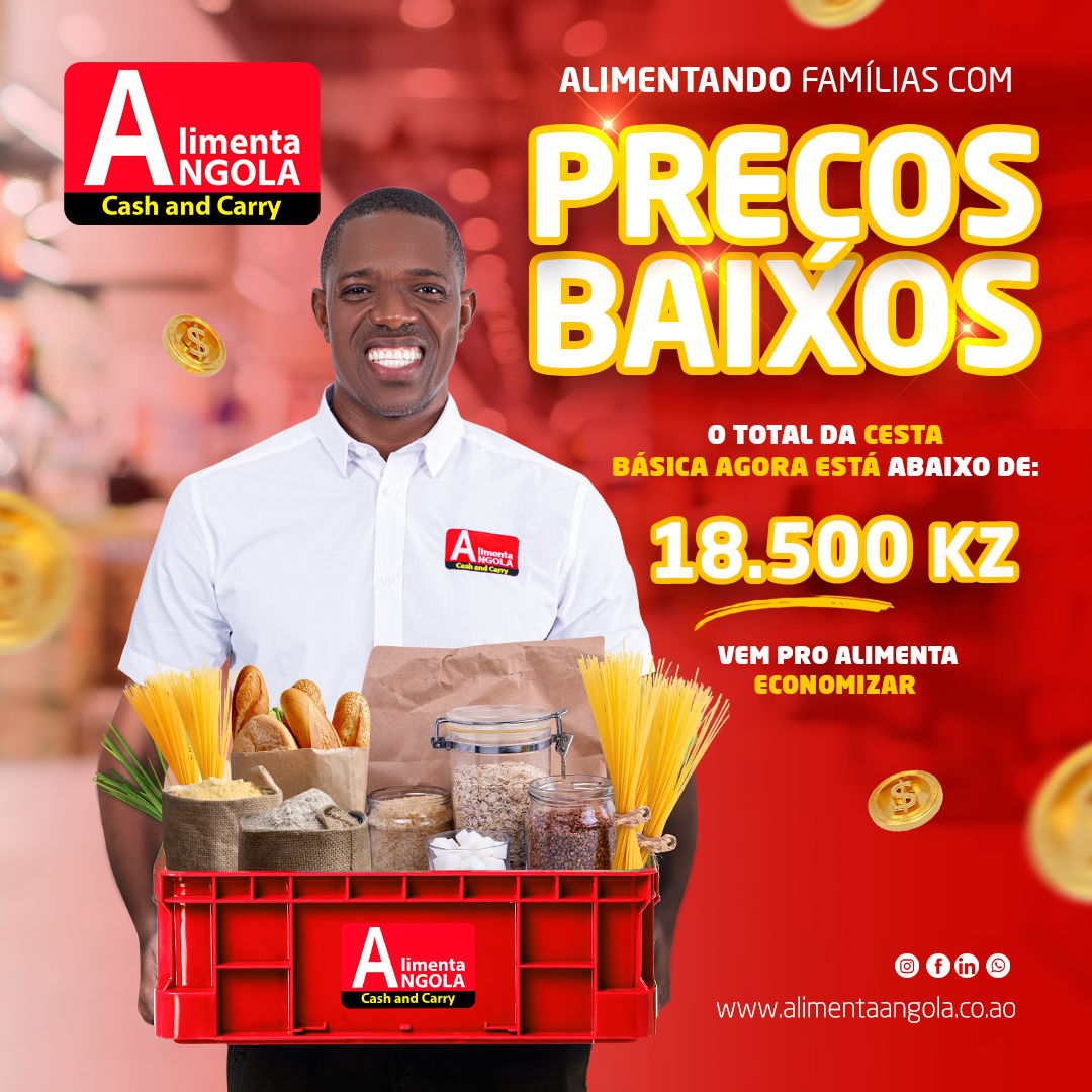 Produto em destaque Alimenta Angola